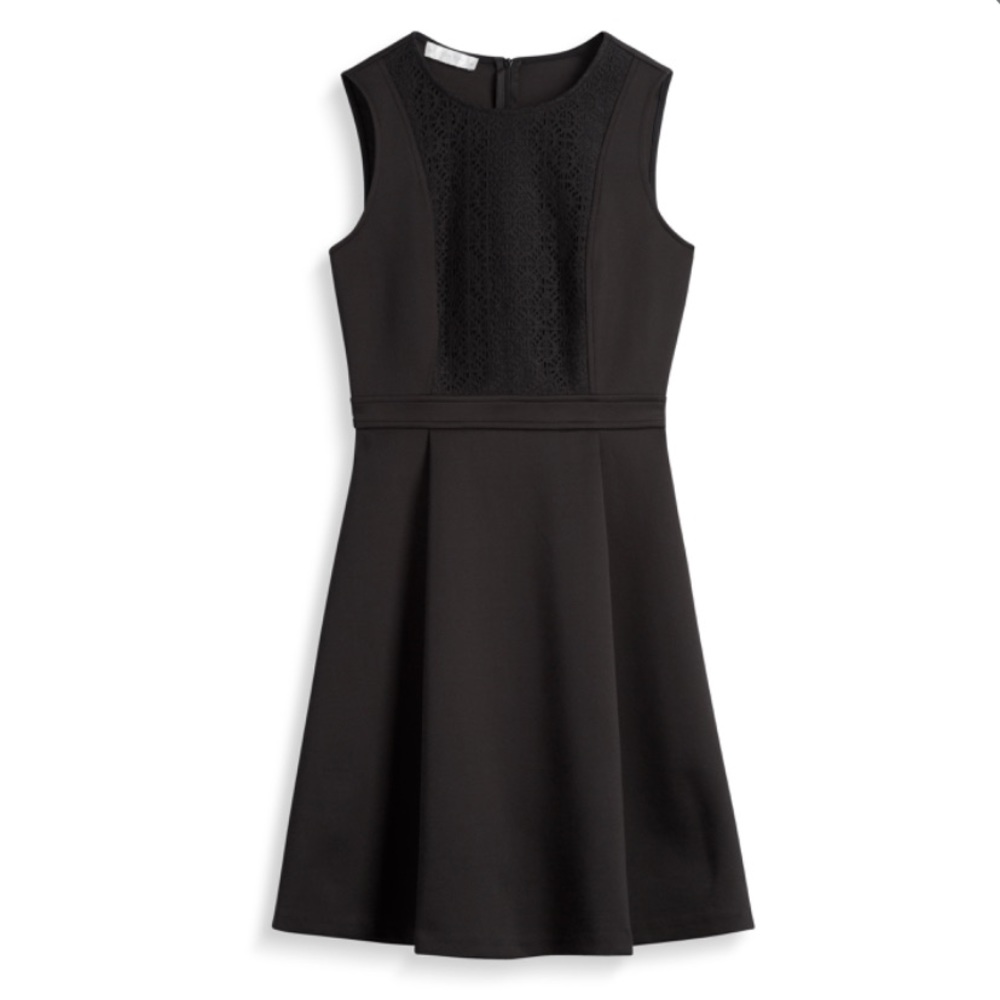 Loreen Crochet Detail Knit Dress